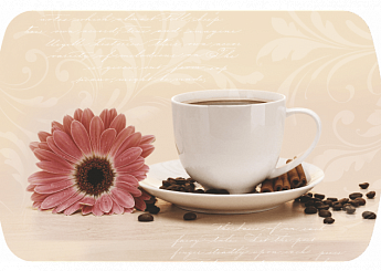 Кофе с цветком Бостон-2 (Брифинг-хром) 