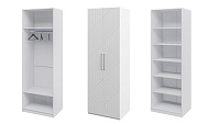 Шкаф двустворчатый (5 полок, 1 штанга)