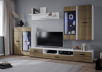 Neo-2 Дуб Вотан (с подсветкой)