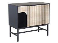 Комод SIGNAL MAGO K3 дуб/черный мат