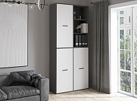 Шкаф (антрацит/белый)