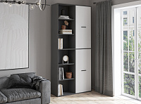 Шкаф (белый/антрацит)