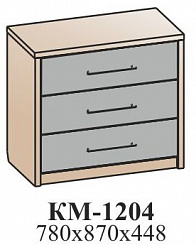 Комод (комбинированный) КМ-1204