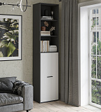 Шкаф (антрацит/белый)