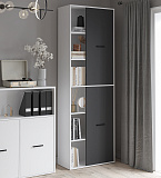 Шкаф (белый/антрацит)