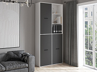 Шкаф (белый/антрацит)